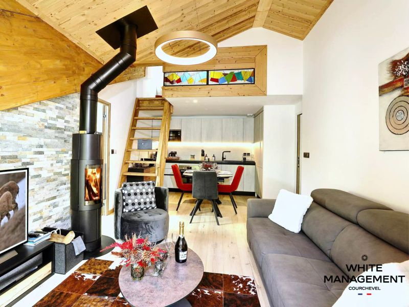 Intimistic penthouse with mezzanine - Residence Ariondaz Heliantheme - Courchevel 1650