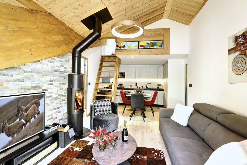 Intimistic penthouse with mezzanine - Residence Ariondaz Heliantheme - Courchevel 1650