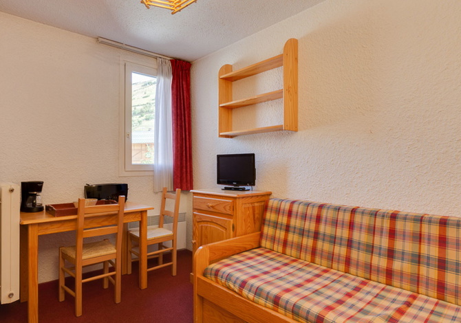 Studio 2 personnes - Résidence Vacanceole Côte Brune - Les Deux Alpes Centre