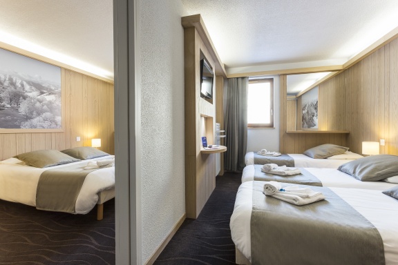 Room for 5 people Full board - Hôtel Club MMV les Bergers 4* - Alpe d'Huez