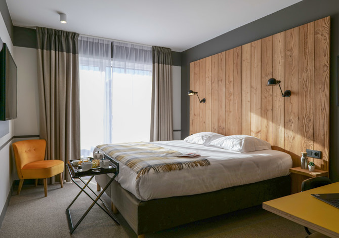 Room 2 people Mont-Blanc view with breakfast - Hôtel PlanB - Living Chamonix - Chamonix Sud