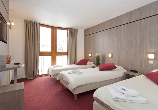 Room for 3 people Full board - Hôtel Club MMV Les Mélèzes 4* - Les Arcs 2000