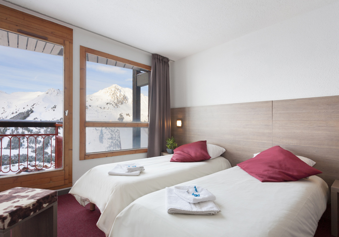 Room 4 adults Full board - Hôtel Club MMV Les Mélèzes 4* - Les Arcs 2000