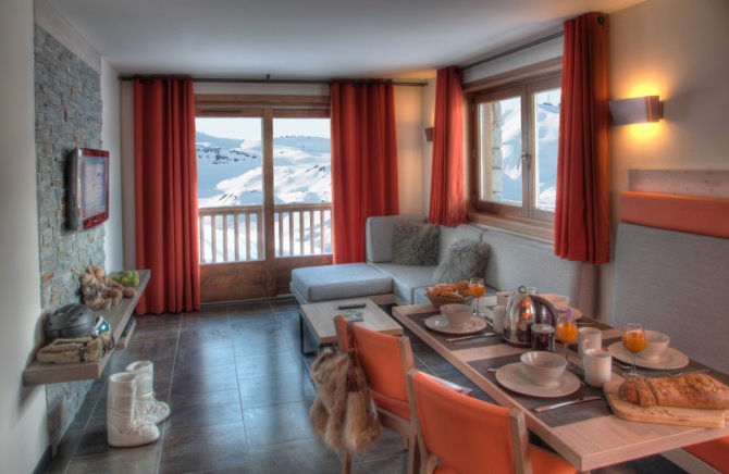 3 rooms 4 persons PROMO NIGHT - Résidence Montana Plein Sud 5* - Val Thorens