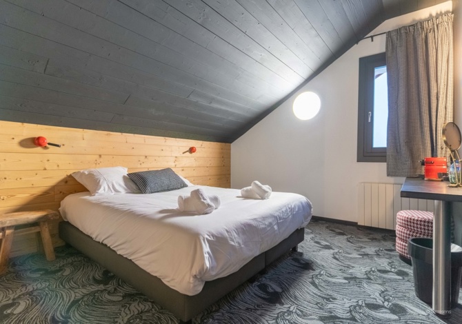 Premium Room 2 People - Hôtel Terresens Le Cristal Lodge - Serre Chevalier 1350 - Chantemerle