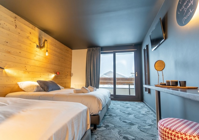 Standard Room 3 People - Hôtel Terresens Le Cristal Lodge - Serre Chevalier 1350 - Chantemerle