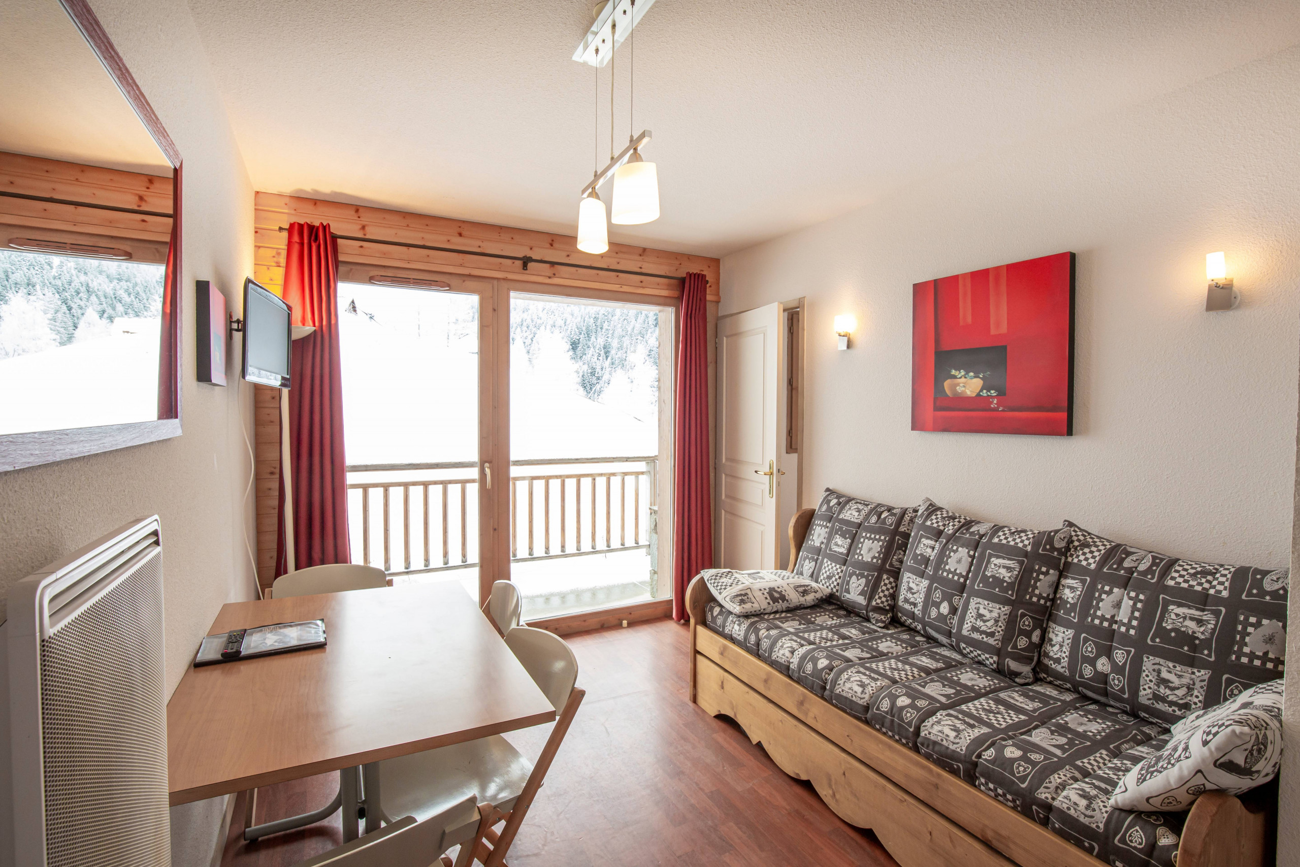 2 rooms 4 persons mountain view and view of the ski slopes - Apartements Florence 2 103 - FORET & FAMILLE appart. 4 pers. - Valfréjus