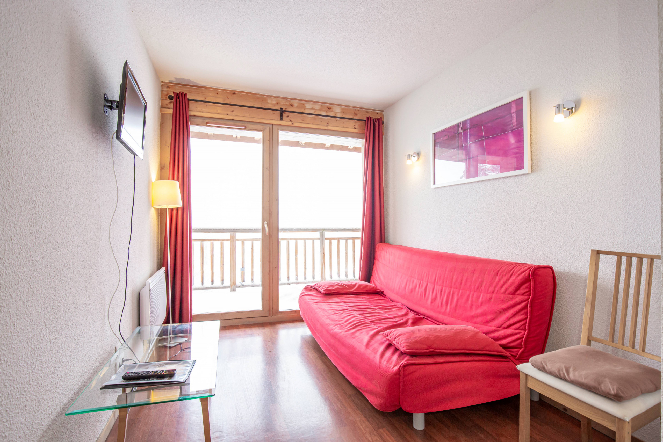 2 rooms 6 persons mountain view and view of the ski slopes - Apartements Florence 2 405 - FORET & FAMILLE appart. 6 pers. - Valfréjus