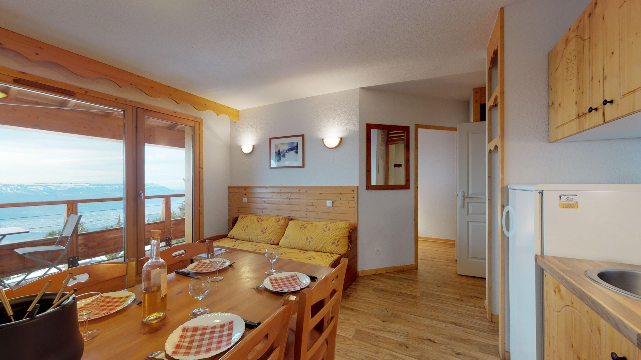 2 rooms 6 persons mountain view and view of the ski slopes - Apartements Chartreuse 1 028-FAMILLE & MONTAGNE appart. 6 pers - Chamrousse