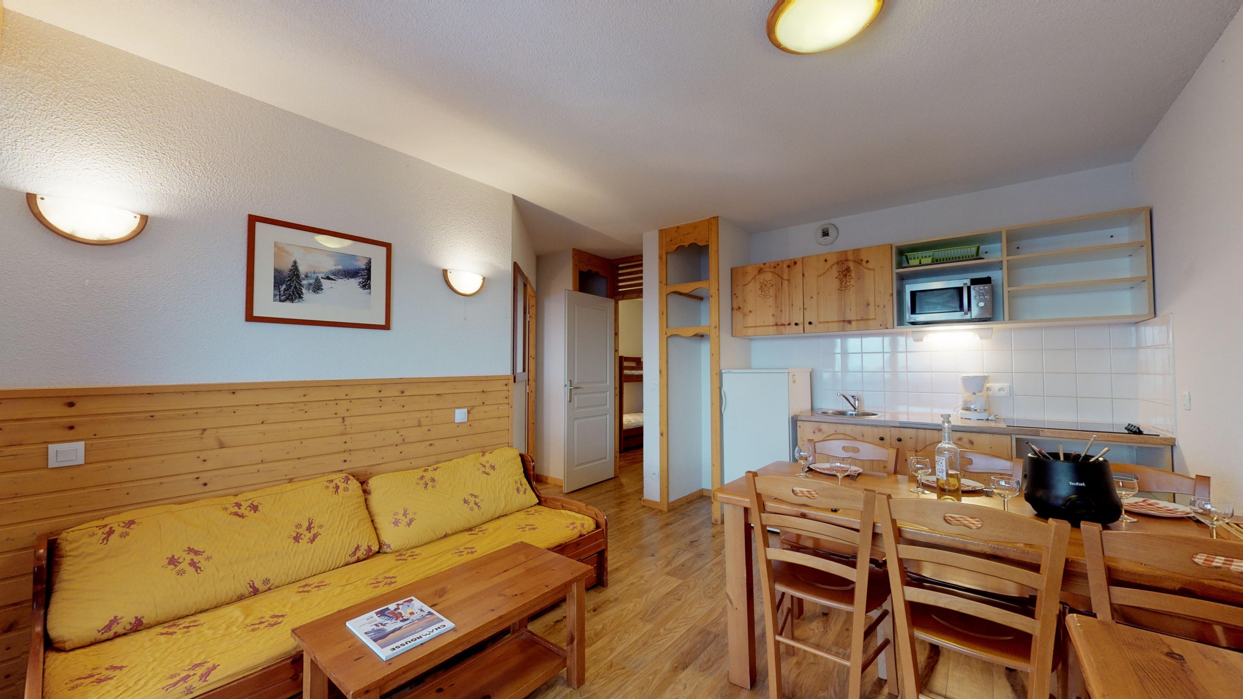 2 rooms 6 persons mountain view and view of the ski slopes - Apartements Chartreuse 1 039-FAMILLE & MONTAGNE appart. 6 pers - Chamrousse