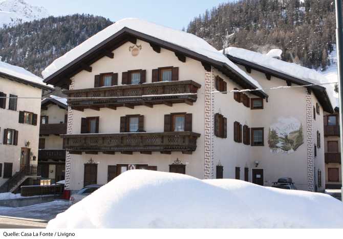 Apartment 3 rooms 2 adults with accomodation only - Casa La Fonte - Livigno