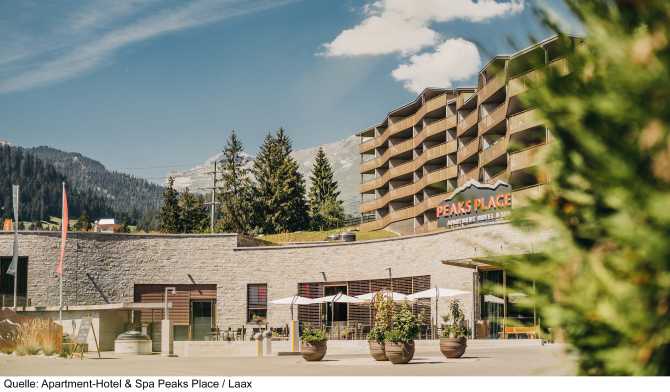 Apartment 2 rooms 1 adult 1 child with accomodation only - Apartment-Hotel & Spa Peaks Place - Laax