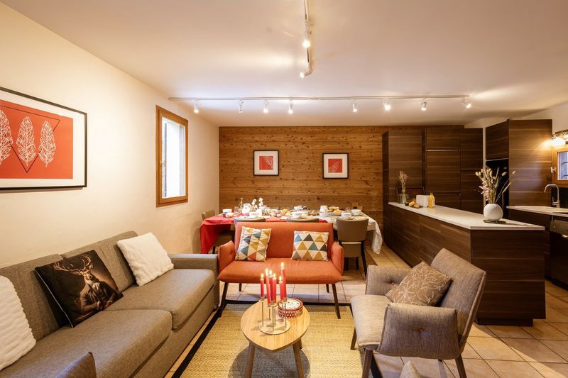 chalet 6 pieces 12 personnes - Apartements LES FERMES DU PLANET - Valloire