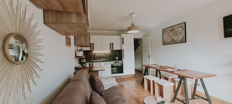Studio 4 persons mountain view and ski slope view - Studio Meijotel A N°28 - ST4 - Les Deux Alpes Centre