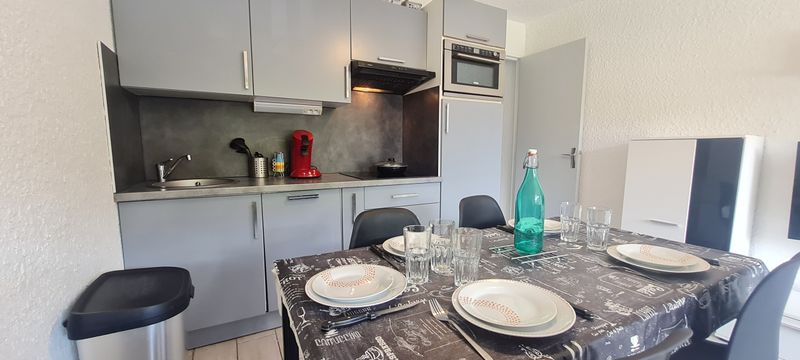 Studio 4 persons mountain view and view of the ski slopes - Studio Meijotel A N°26 - ST4C - Les Deux Alpes Centre