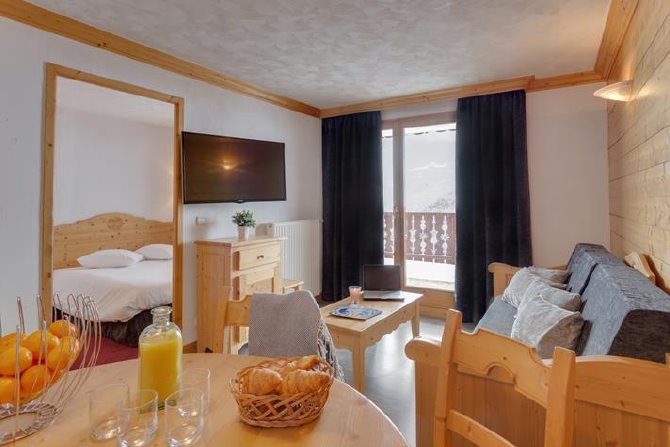 2 Rooms Alcove 6 people BB - Résidence Les Chalets de l'Adonis 4* - Les Menuires Bruyères