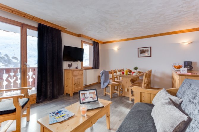 3 Rooms apartment 5/7 persons Cabin - Résidence Les Chalets de l'Adonis 4* - Les Menuires Bruyères