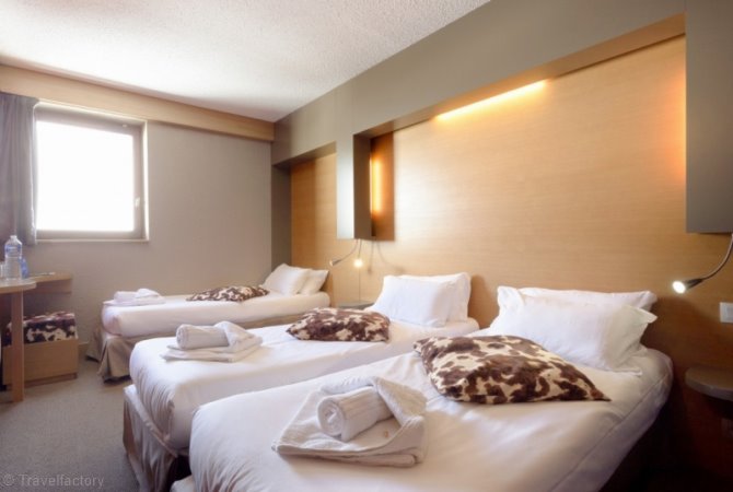 Bedroom for 3 guests- Getaway - Hôtel Club MMV Arc 2000 Altitude 4* - Les Arcs 2000