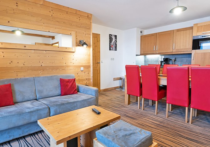 3 Room cabin for or 4 rooms for 8 guests - Résidence Lagrange Vacances Les Chalets d'Emeraude 4* - Les Saisies