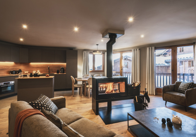 4 Rooms 6 People with sauna - Résidence L'Oxalys **** - Val Thorens