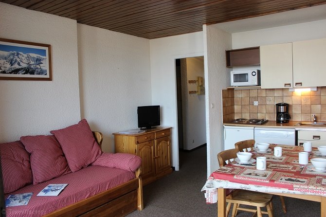 2 Pièces 6 personnes Type A 44 - Apartements ETERLOUS - Val Thorens