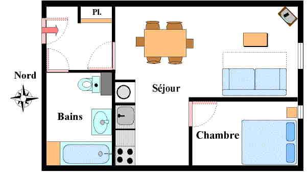 Apartements LES ESSARTS - Val Cenis Lanslevillard