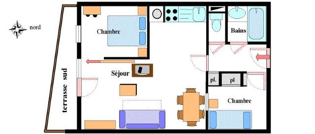 Apartements LES ESSARTS - Val Cenis Lanslevillard