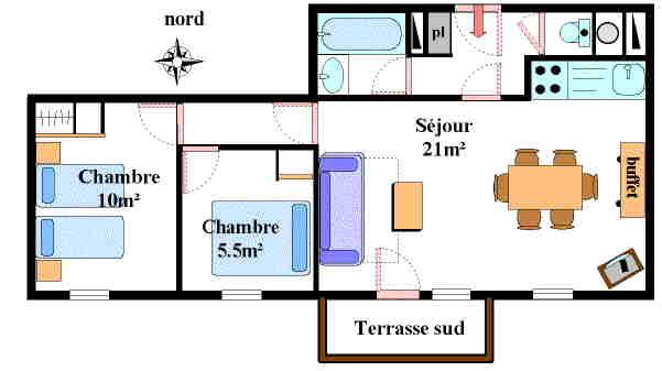 Apartements LES ESSARTS - Val Cenis Lanslevillard