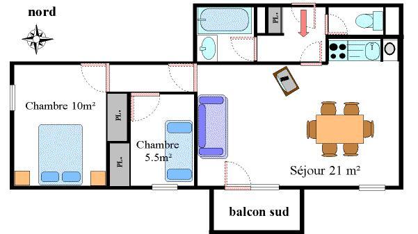 Apartements LES ESSARTS - Val Cenis Lanslevillard