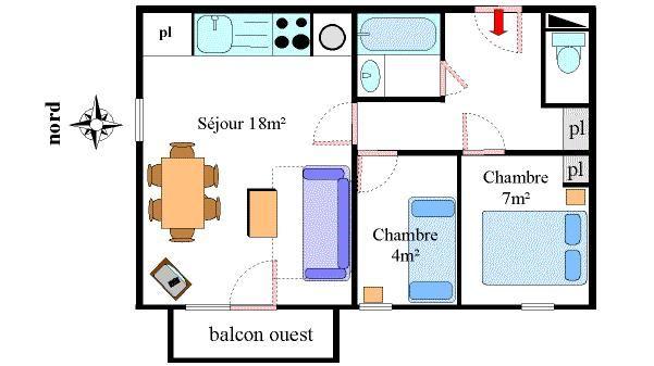 Apartements LES ESSARTS - Val Cenis Lanslevillard