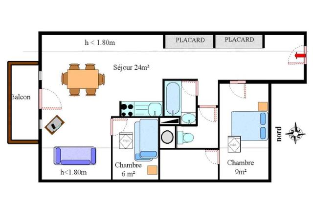 Apartements LES ESSARTS - Val Cenis Lanslevillard