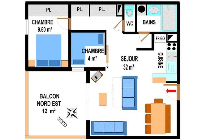Apartements BONHEUR DES PISTES - Val Cenis Les Champs