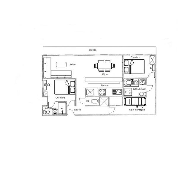 Apartements LES BRIMBELLES - Méribel Centre 1600