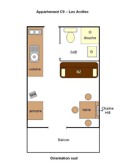 Apartments Les Arolles - Plagne Centre