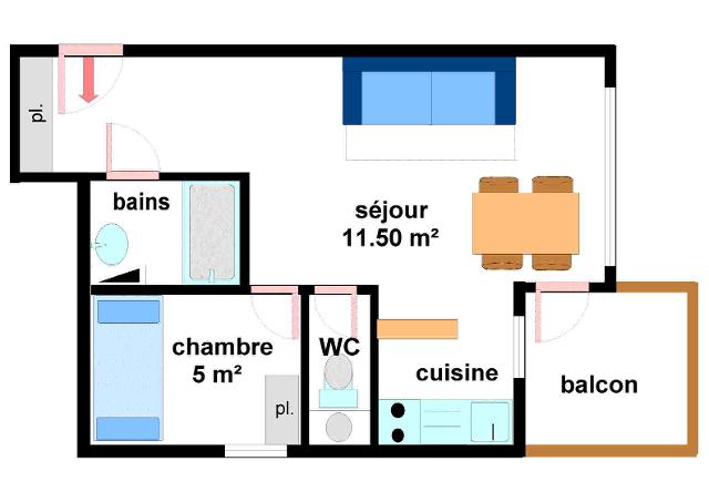 Apartements PIED DE PISTES - Val Cenis Lanslevillard