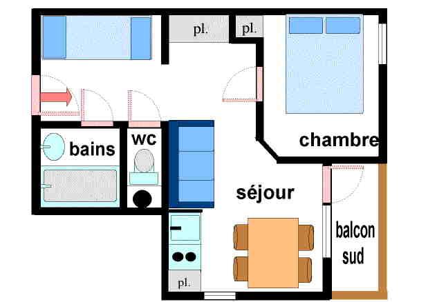 Apartements SAINTE ANNE - Val Cenis Lanslevillard