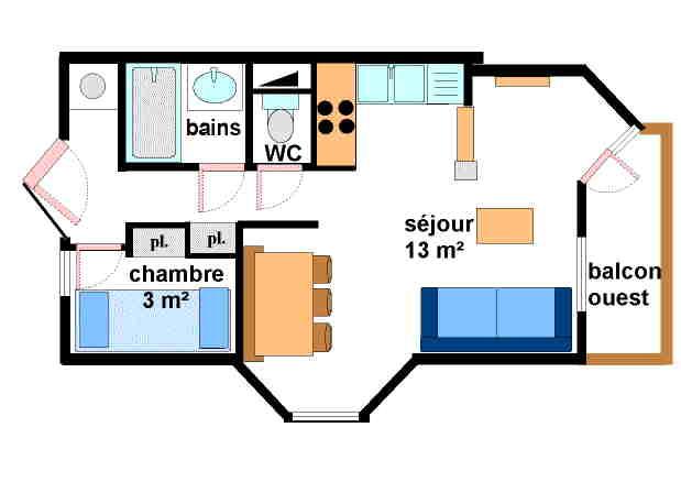 Apartements BUREL - Val Cenis Lanslevillard