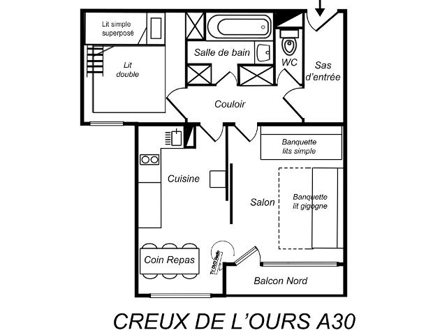 Apartments Creux De L'ours A (Rouge) - Méribel Mottaret 1850