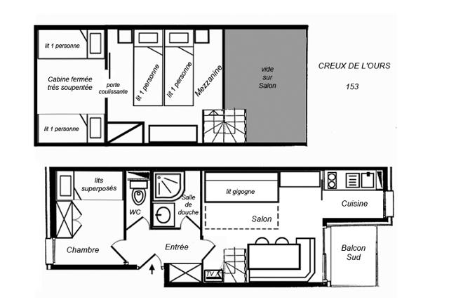 Apartments Creux De L'ours C (Bleu) - Méribel Mottaret 1850