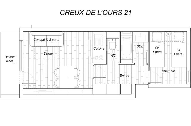 Apartments Creux De L'ours C (Bleu) - Méribel Mottaret 1850