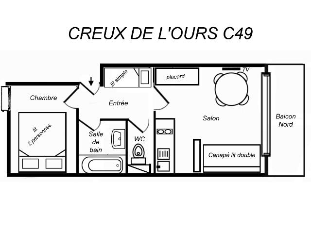 Apartments Creux De L'ours C (Bleu) - Méribel Mottaret 1850