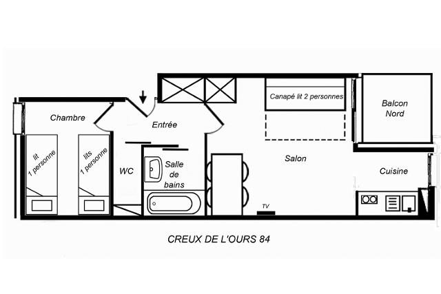 Apartments Creux De L'ours C (Bleu) - Méribel Mottaret 1850