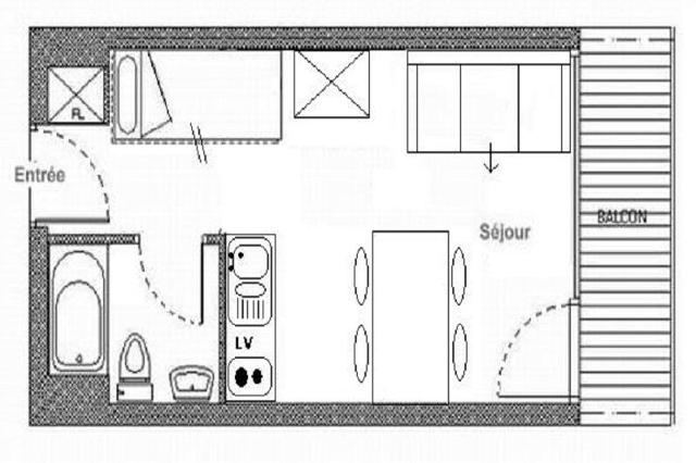 Apartements ARAVIS - Les Menuires Croisette