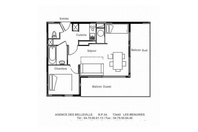 travelski home choice - Apartements BELLEVUE - Les Menuires Bruyères