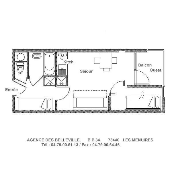 travelski home choice - Apartements CARLINES II - Les Menuires Bruyères