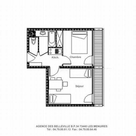 Apartements CHAVIERE - Les Menuires Croisette