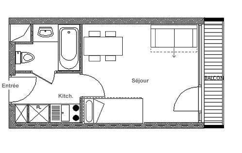 Apartements CHAVIERE - Les Menuires Croisette