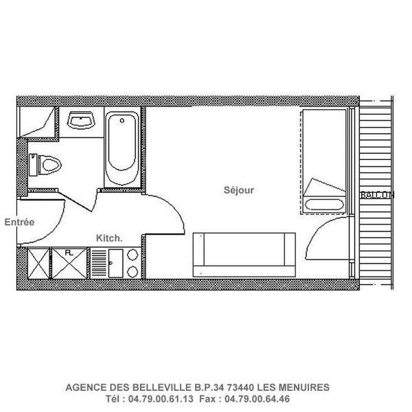 Apartements CHAVIERE - Les Menuires Croisette