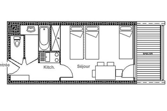 Apartements CHAVIERE - Les Menuires Croisette