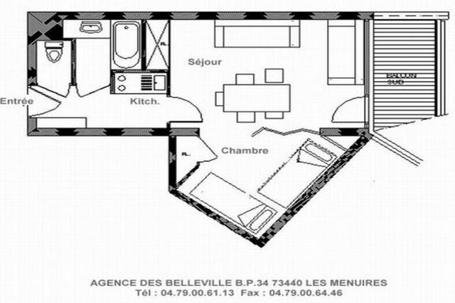 Apartements CHAVIERE - Les Menuires Croisette